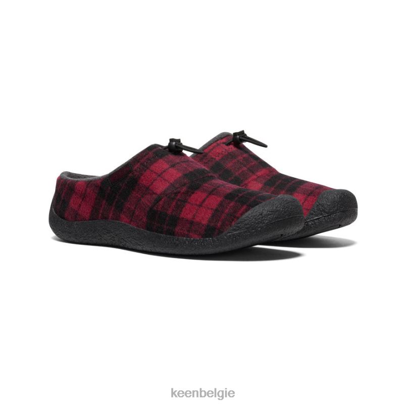 Heren howser iii glijbaan rabarber plaid/zwart KEEN schoenen DPX8V99