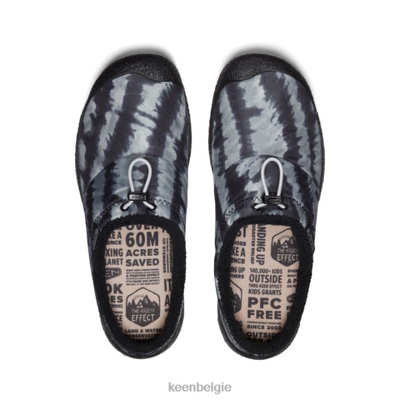 Heren howser iii glijbaan zwarte tie-kleurstof KEEN schoenen DPX8V98