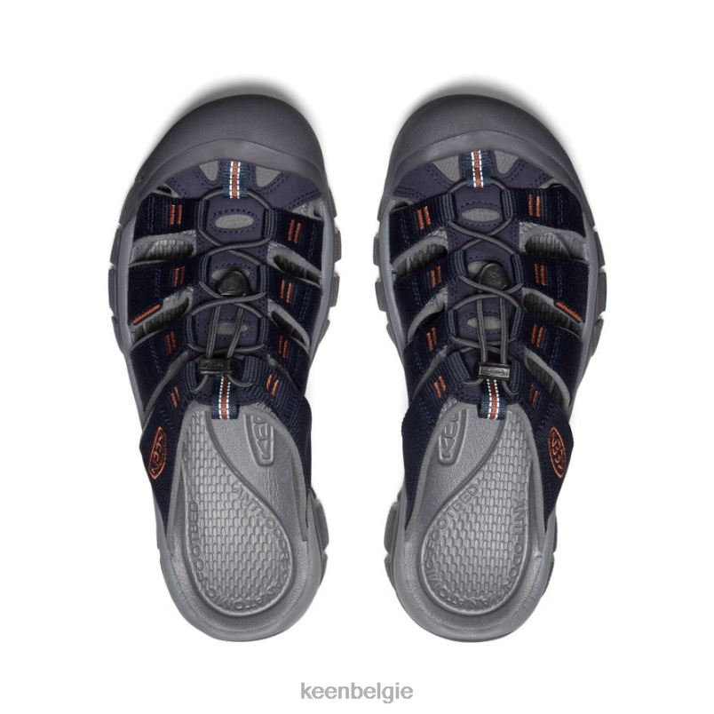 Heren Nieuwpoort glijbaan sky captain/bombay bruin KEEN schoenen DPX8V30