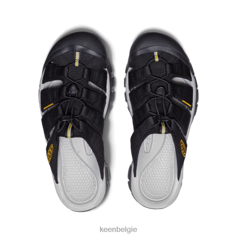 Heren Nieuwpoort glijbaan zwart geel KEEN schoenen DPX8V31