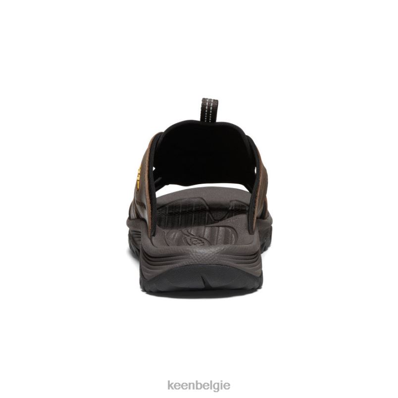 Heren targhee iii slide-sandaal bizons/mulch KEEN schoenen DPX8V275