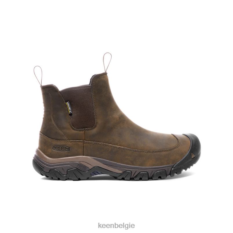 Heren anchorage iii waterdichte laars donkere aarde/mulch KEEN schoenen DPX8V143