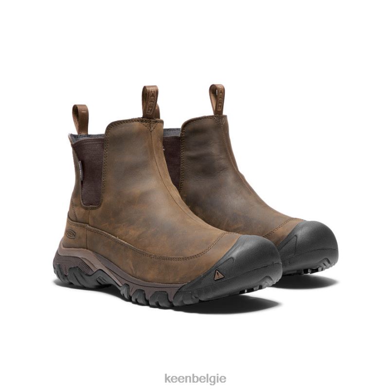 Heren anchorage iii waterdichte laars donkere aarde/mulch KEEN schoenen DPX8V143