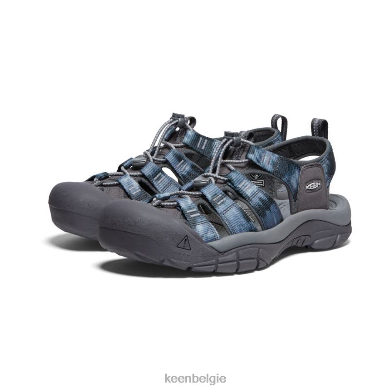 Heren nieuwpoort h2 magneet/tie-dye KEEN schoenen DPX8V48