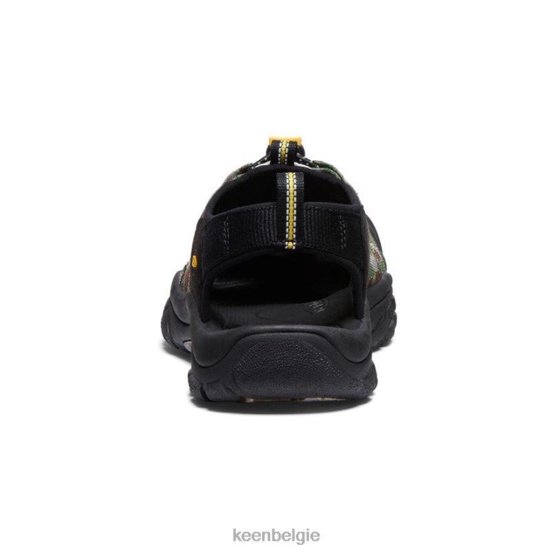 Heren nieuwpoort retro fisheye-camouflage KEEN schoenen DPX8V81