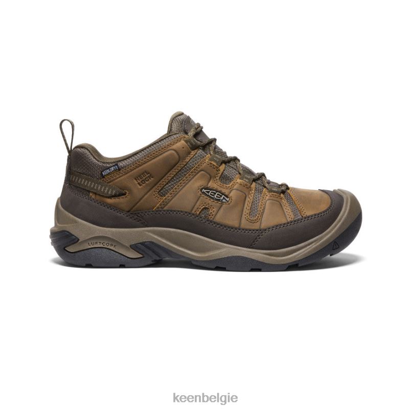 Heren circadia waterdichte schoen shitake/gestroomd KEEN schoenen DPX8V101