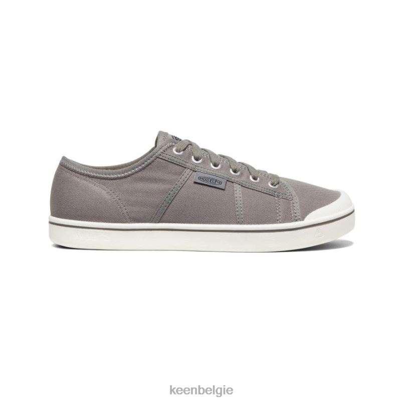 Heren eldon-sneaker staalgrijs/sterwit KEEN schoenen DPX8V263