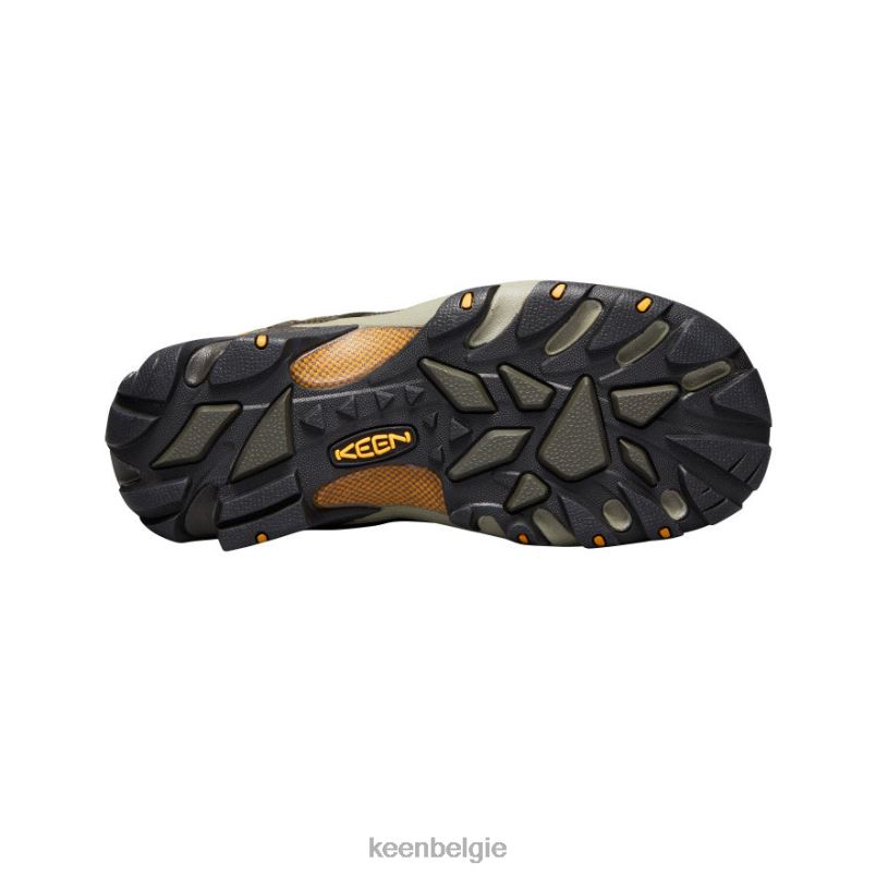 Heren reiziger zwart olijf/inca goud KEEN schoenen DPX8V65