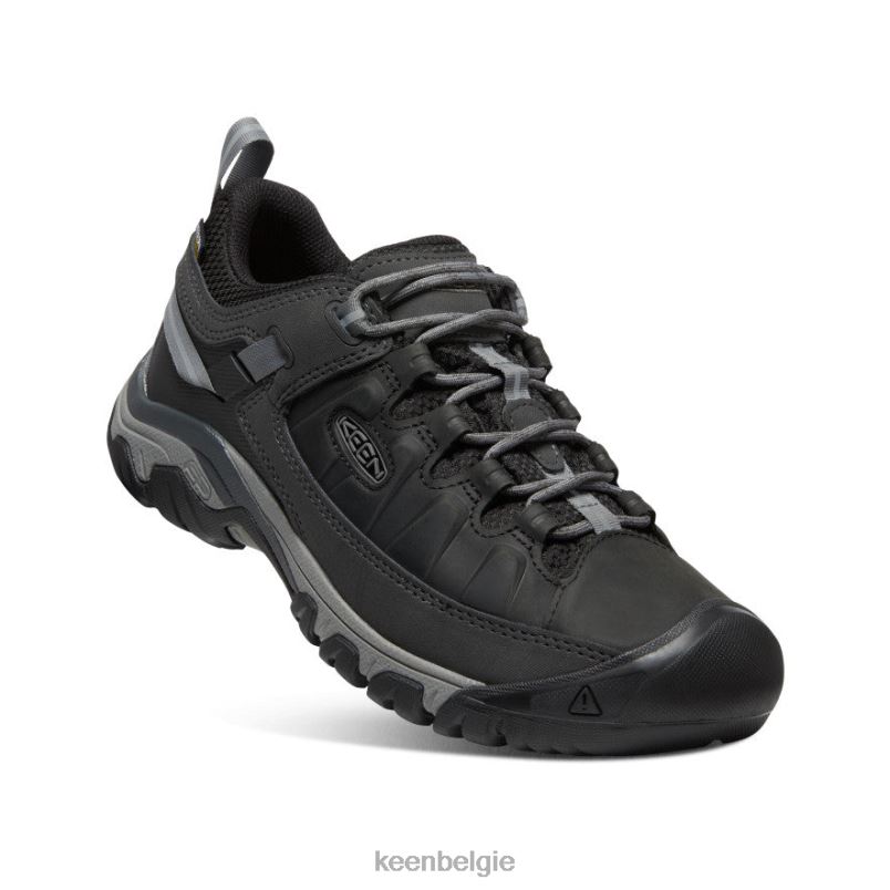 Heren targhee iii waterdicht zwart/staalgrijs KEEN schoenen DPX8V147