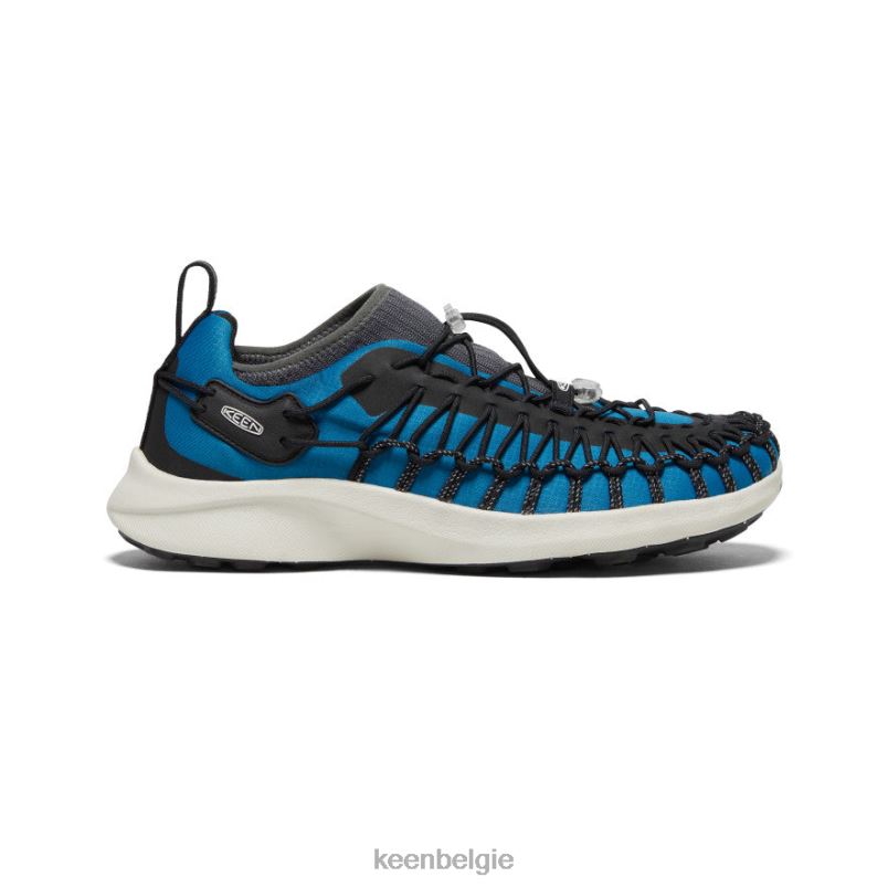 Heren uneek snk-sneaker mykonos blauw/zwart KEEN schoenen DPX8V386