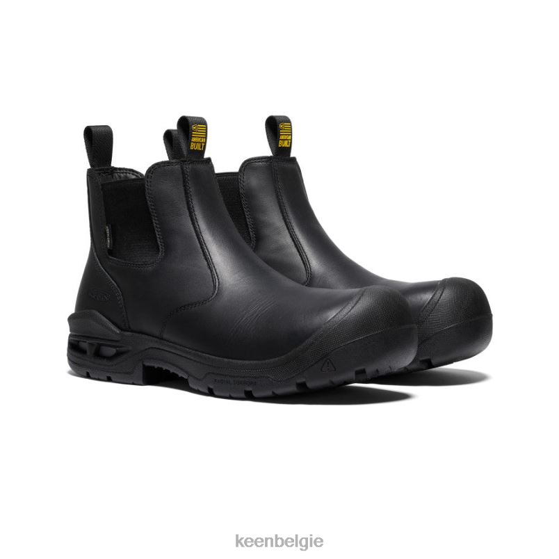 Heren Juneau Romeo waterdichte laars (koolstofvezel neus) zwart KEEN schoenen DPX8V242