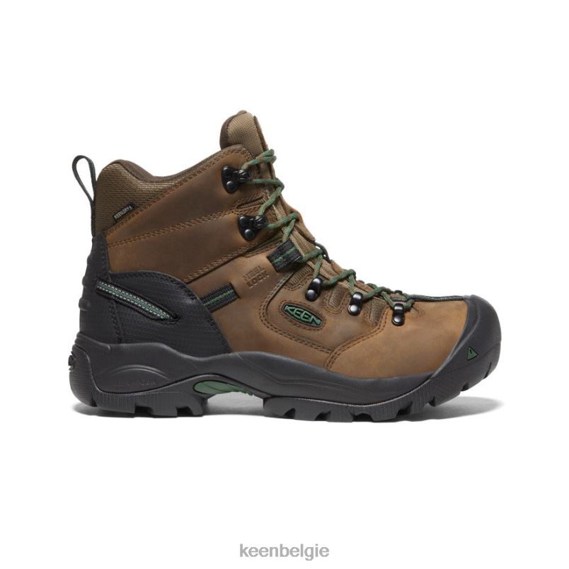 Heren Pittsburgh energie 6" cascade bruin/groenere weilanden KEEN schoenen DPX8V138
