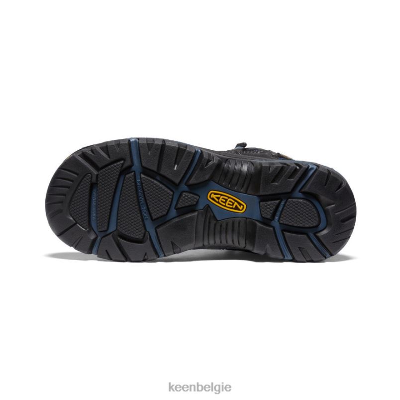 Heren braddock waterdicht midden (zachte teen) raaf/landgoed blauw KEEN schoenen DPX8V367