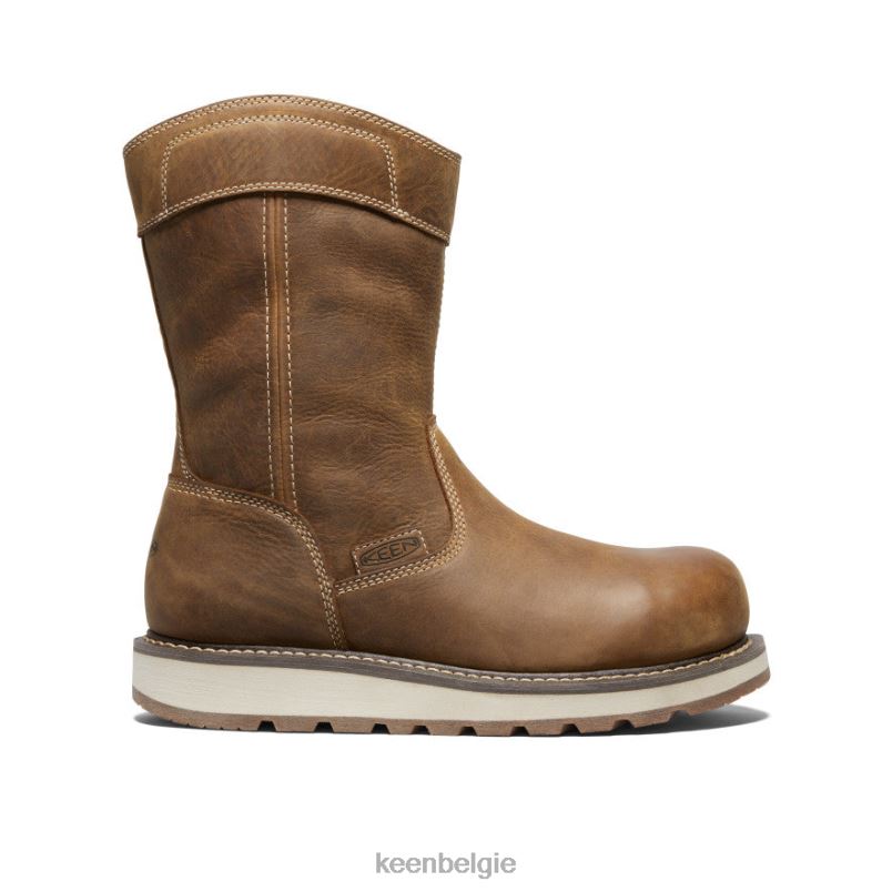 Heren cincinnati wellington (teen van koolstofvezel) belgisch/zandschelp KEEN schoenen DPX8V166