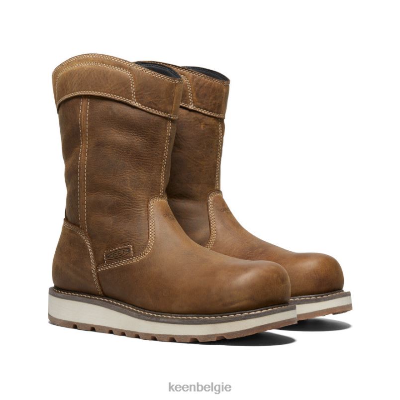 Heren cincinnati wellington (teen van koolstofvezel) belgisch/zandschelp KEEN schoenen DPX8V166