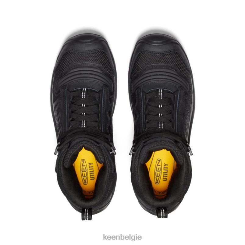 Heren reno kbf waterdicht midden (zachte teen) zwart KEEN schoenen DPX8V5