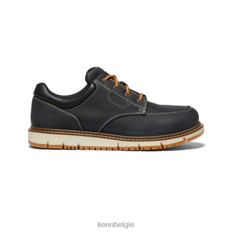Heren San Jose Oxford (aluminium neus) zwart/gebroken wit KEEN schoenen DPX8V299