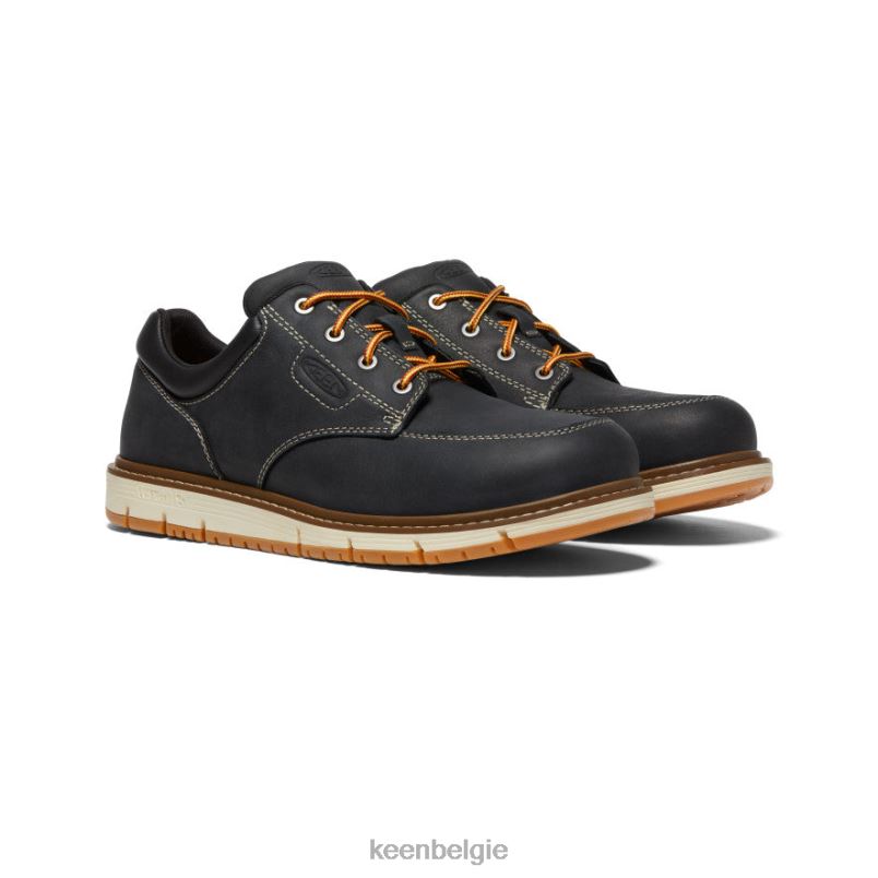 Heren San Jose Oxford (aluminium neus) zwart/gebroken wit KEEN schoenen DPX8V299
