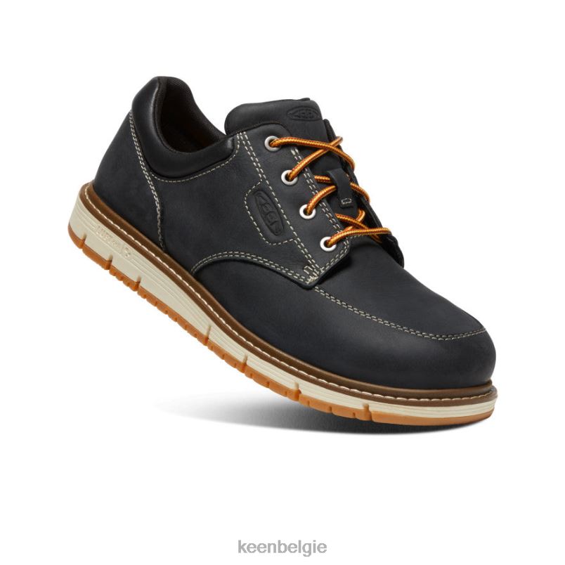 Heren San Jose Oxford (aluminium neus) zwart/gebroken wit KEEN schoenen DPX8V299