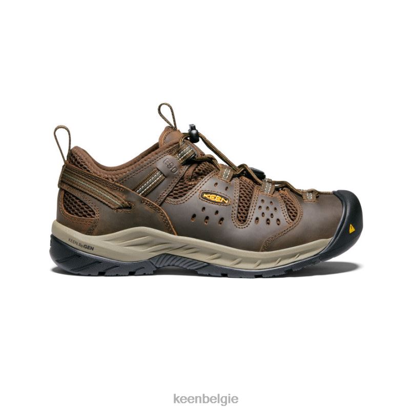 Heren atlanta cool ii esd (zachte teen) cascade bruin/bos nacht KEEN schoenen DPX8V241