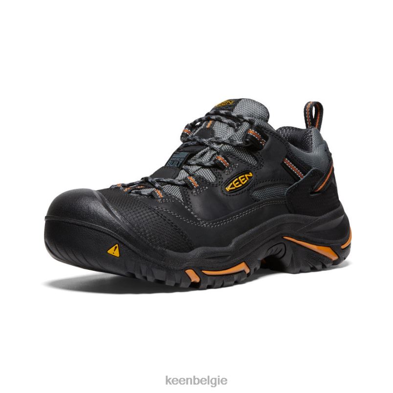 Heren braddock laag (stalen neus) zwart/bossanova KEEN schoenen DPX8V355