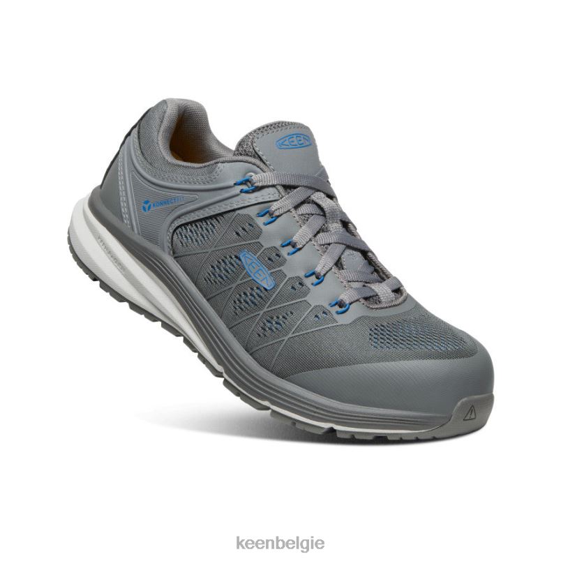 Heren vista energie (koolstofvezel teen) staalgrijs/baleineblauw KEEN schoenen DPX8V159