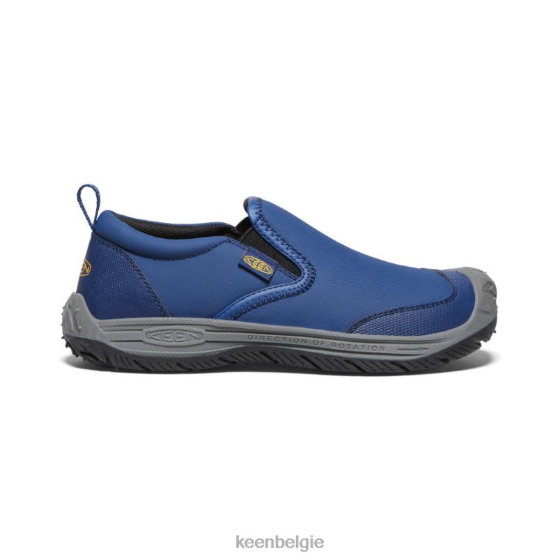Grote kinderen speedhound slip-on blauwe diepten/zwart KEEN schoenen DPX8V717