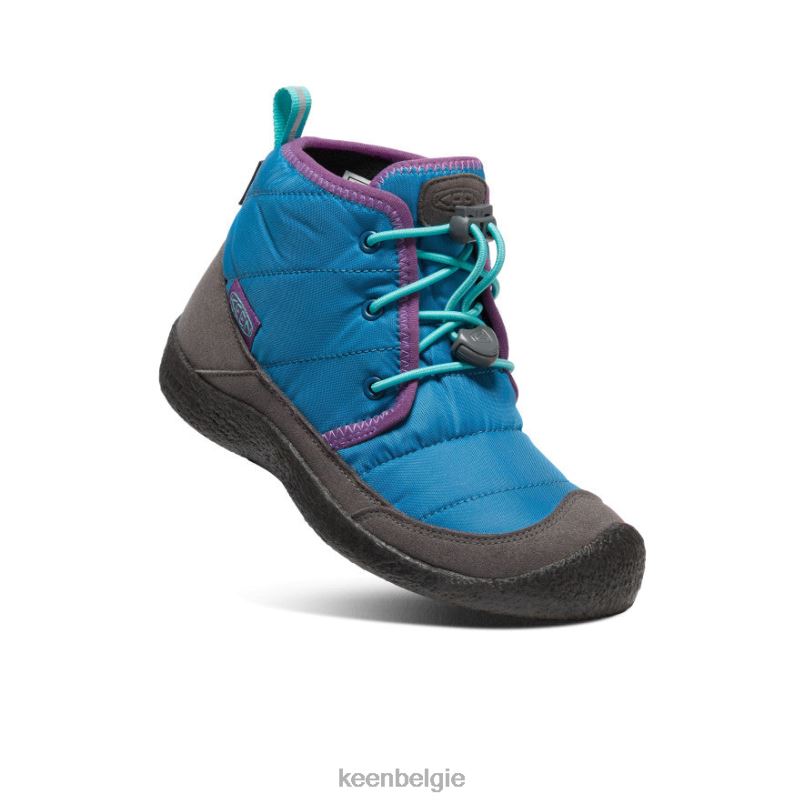 Grote kinderen howser ii waterdichte chukka mykonos blauw/atlantis KEEN schoenen DPX8V938