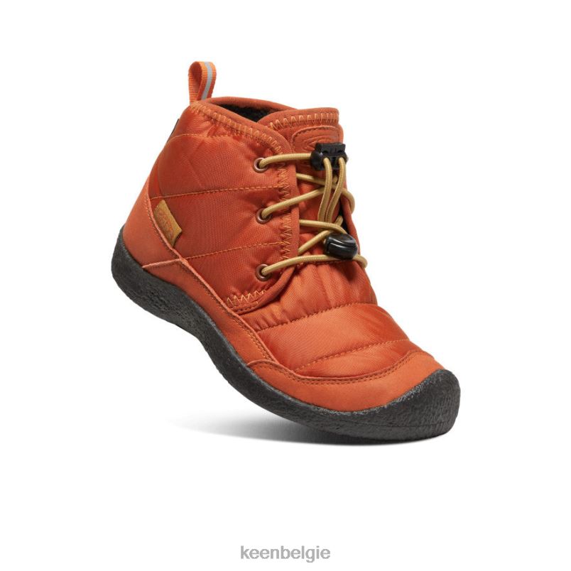 Grote kinderen howser ii waterdichte chukka pottenbakkers klei/zwart KEEN schoenen DPX8V937