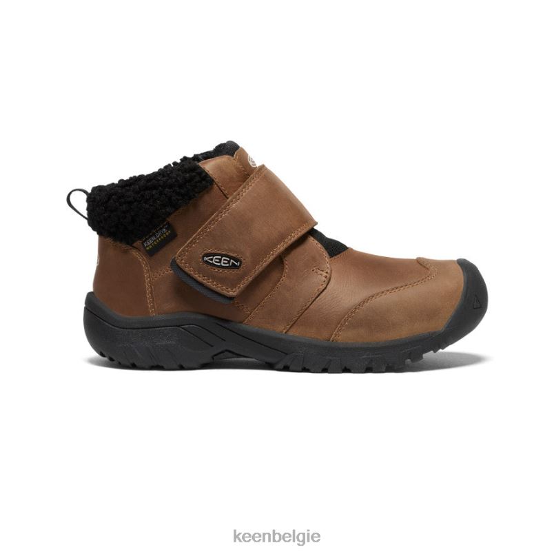Grote kinderen kootenay iv waterdichte laars geroosterde kokosnoot/damp KEEN schoenen DPX8V1011