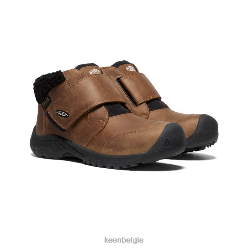 Grote kinderen kootenay iv waterdichte laars geroosterde kokosnoot/damp KEEN schoenen DPX8V1011