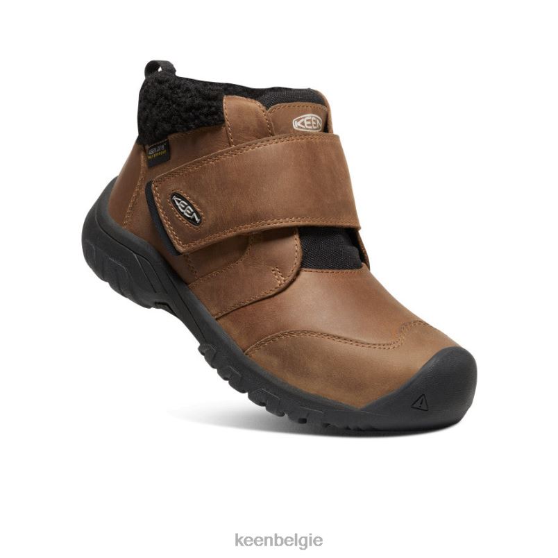 Grote kinderen kootenay iv waterdichte laars geroosterde kokosnoot/damp KEEN schoenen DPX8V1011