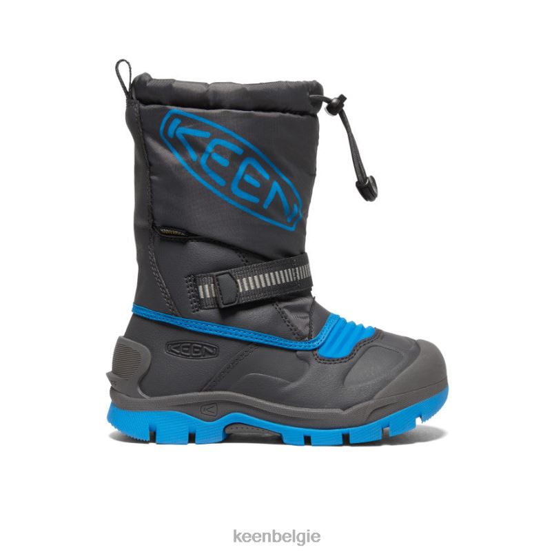 kleine kinderen Snowtroll waterdichte laars magneet/blauwe aster KEEN schoenen DPX8V1008