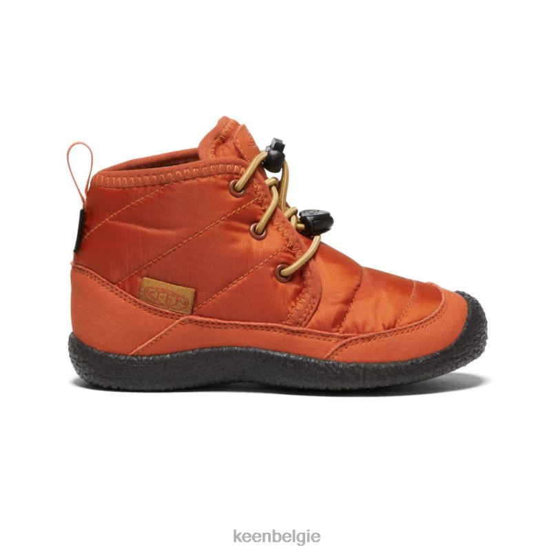 kleine kinderen howser ii waterdichte chukka pottenbakkers klei/zwart KEEN schoenen DPX8V997