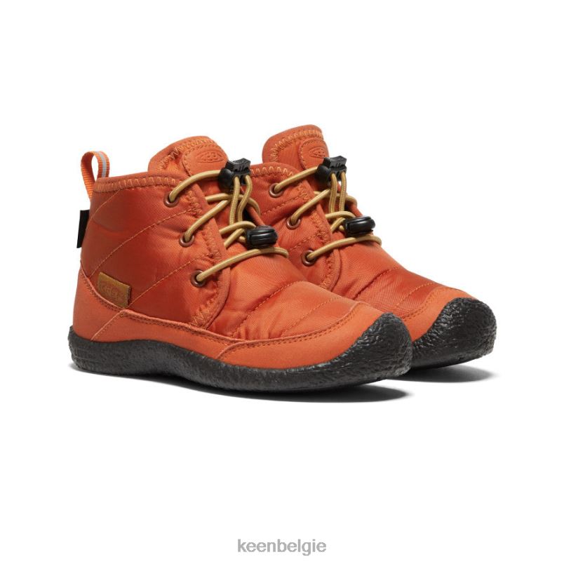 kleine kinderen howser ii waterdichte chukka pottenbakkers klei/zwart KEEN schoenen DPX8V997