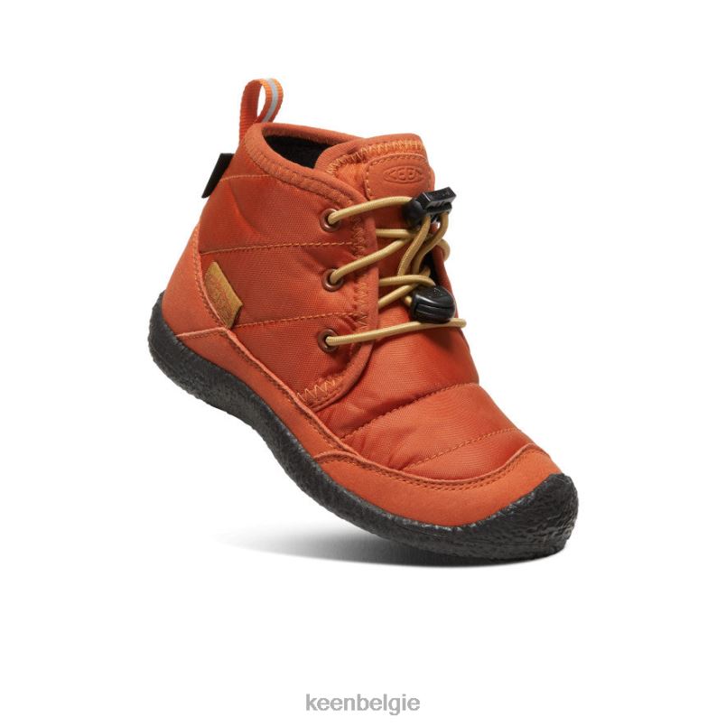 kleine kinderen howser ii waterdichte chukka pottenbakkers klei/zwart KEEN schoenen DPX8V997