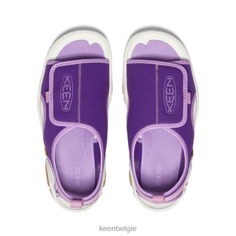 Grote kinderen knotch river met open teen tillandsia paars/engelse lavendel KEEN schoenen DPX8V951