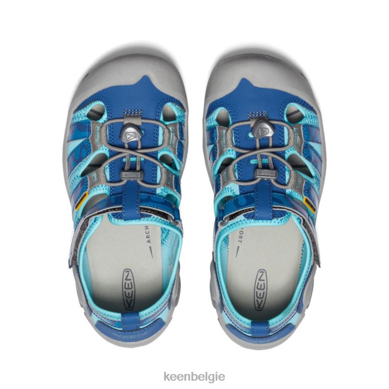 Grote kinderen knots kreek fjordblauw/ipanema KEEN schoenen DPX8V779