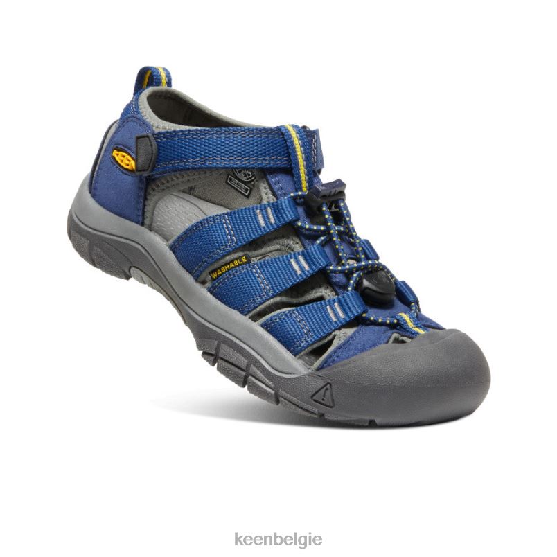 Grote kinderen nieuwpoort h2 blauwe diepten/waterspuwer KEEN schoenen DPX8V763