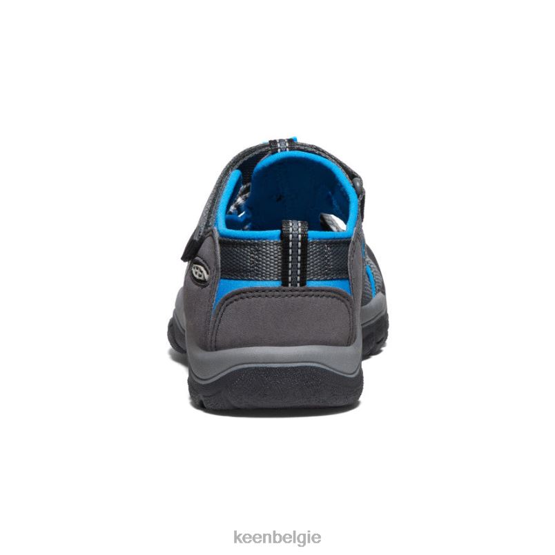 Grote kinderen nieuwpoort h2 magneet/briljantblauw KEEN schoenen DPX8V751