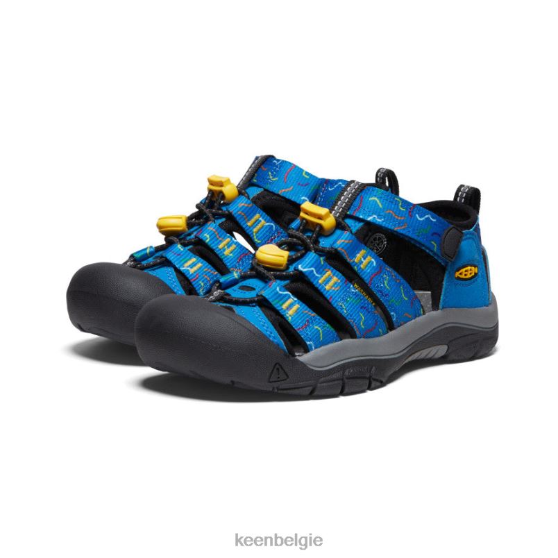 Grote kinderen nieuwpoort h2 oostenrijk/zwart KEEN schoenen DPX8V757