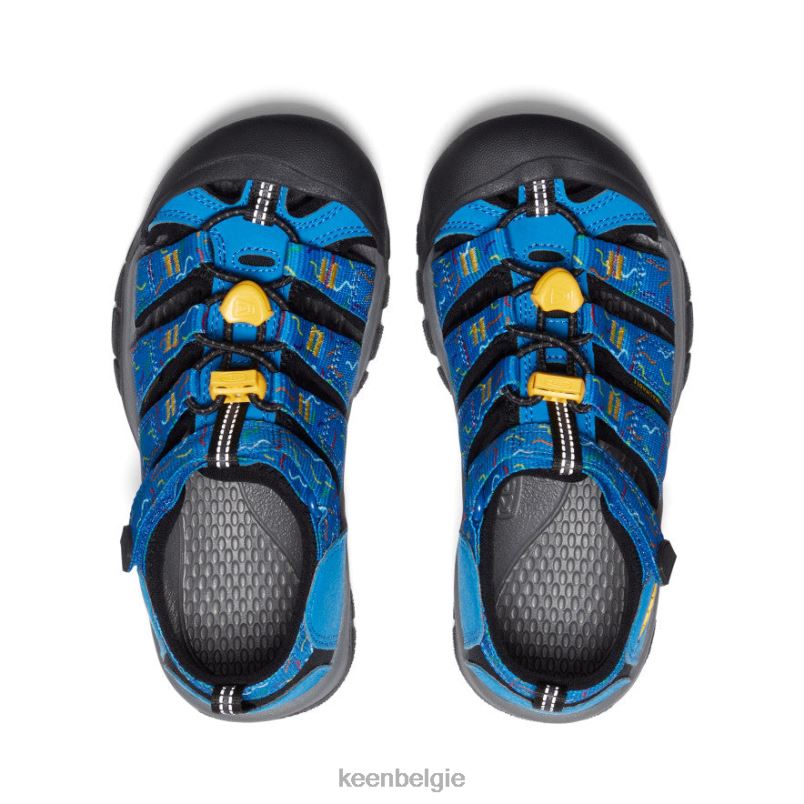 Grote kinderen nieuwpoort h2 oostenrijk/zwart KEEN schoenen DPX8V757