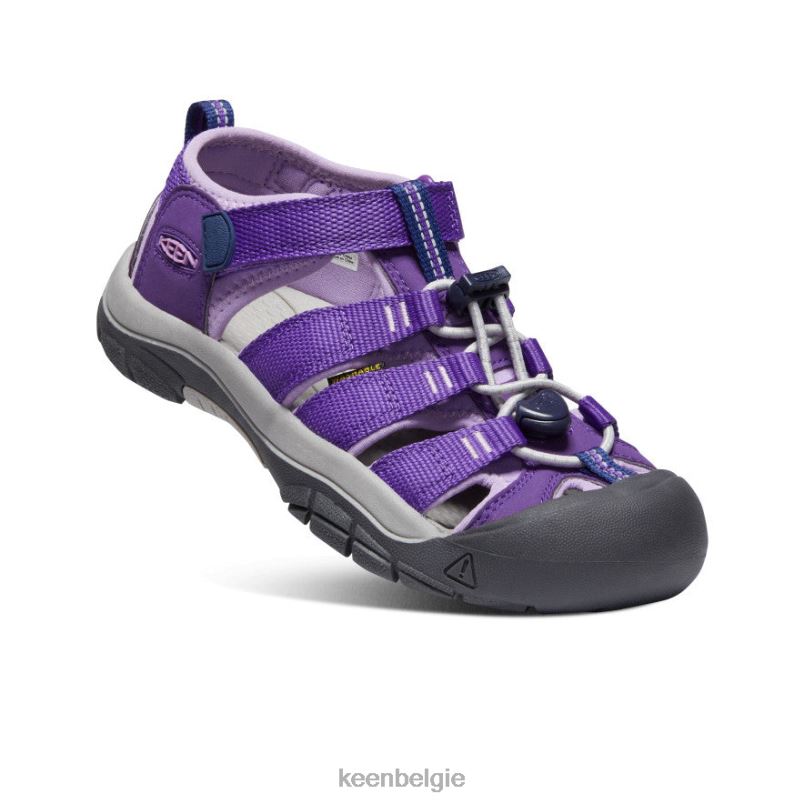 Grote kinderen nieuwpoort h2 tillandsia paars/engelse lavendel KEEN schoenen DPX8V752