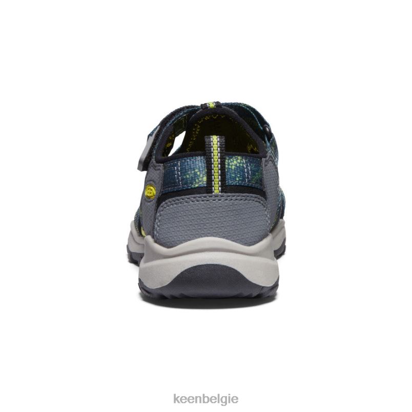 Grote kinderen nieuwpoort neo h2 zeemos/staalgrijs KEEN schoenen DPX8V969