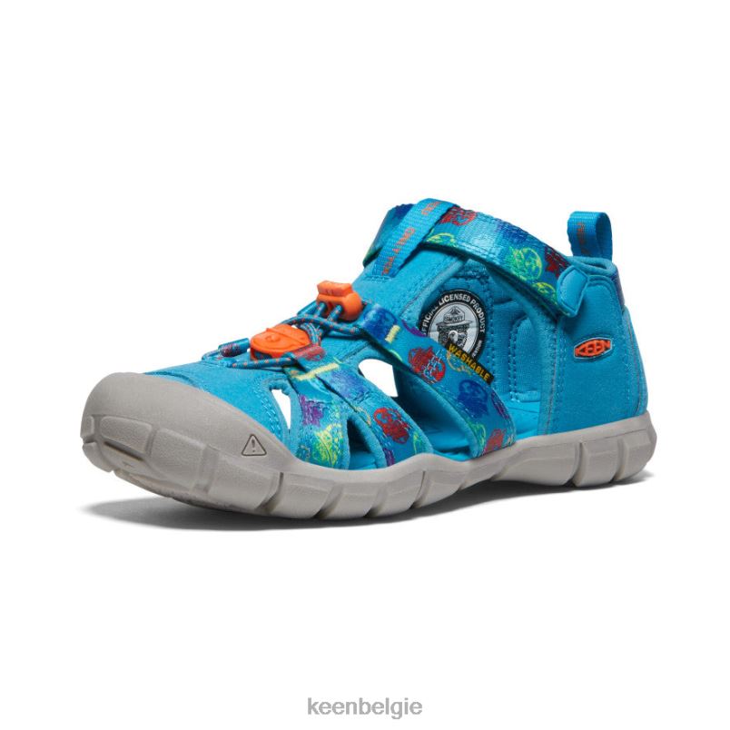 Grote kinderen seacamp ii cnx x smokey beer smokey beer/fjordblauw KEEN schoenen DPX8V800