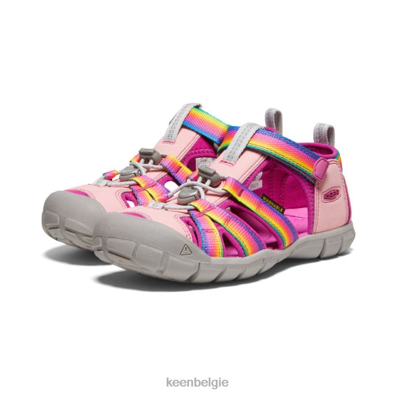 Grote kinderen zeekamp ii cnx regenboog/festivalfuchsia KEEN schoenen DPX8V799