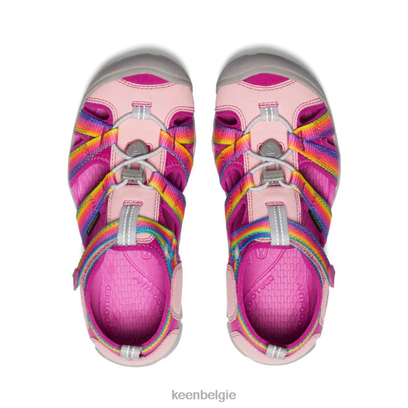 Grote kinderen zeekamp ii cnx regenboog/festivalfuchsia KEEN schoenen DPX8V799