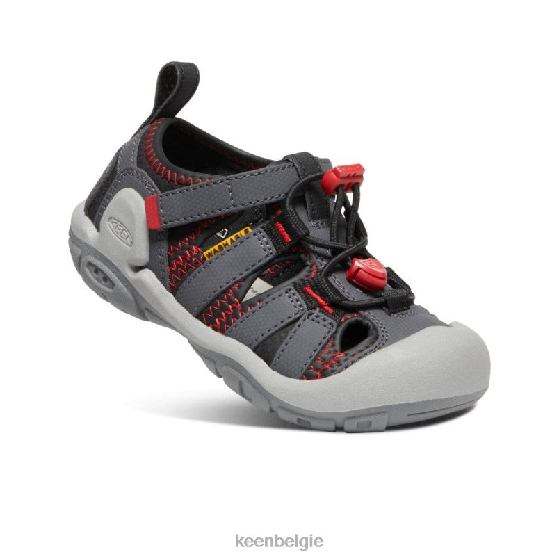 kleine kinderen knots kreek magneet/rode loper KEEN schoenen DPX8V773