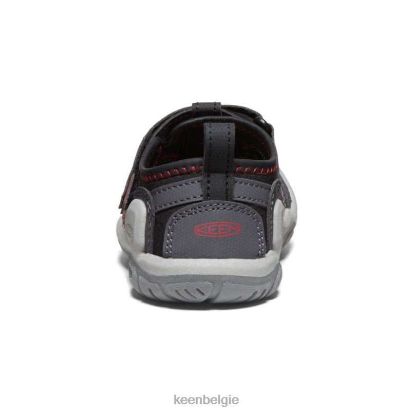 kleine kinderen knots kreek magneet/rode loper KEEN schoenen DPX8V773
