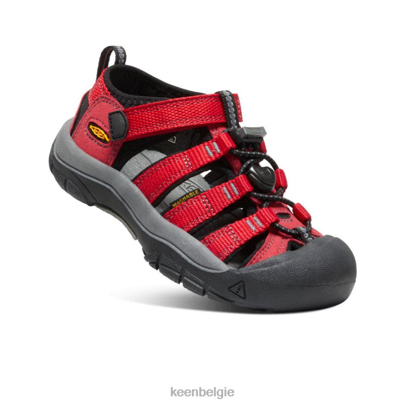kleine kinderen nieuwpoort h2 lint rood/waterspuwer KEEN schoenen DPX8V746